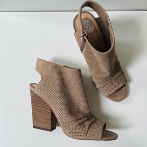 Open Toe Booties  9 | 4+ Heel 9  | NWOT LUXURY